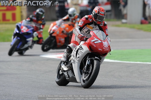 2009-05-10 Monza 2009 Superstock 1000 - Race - Barry Liam Burrell - Honda CBR1000RR